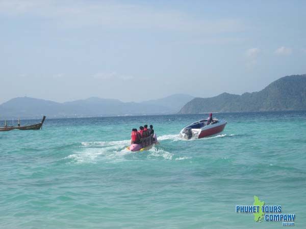 Coral Island Tour Banana Boat + Sea Walking + Parasailing