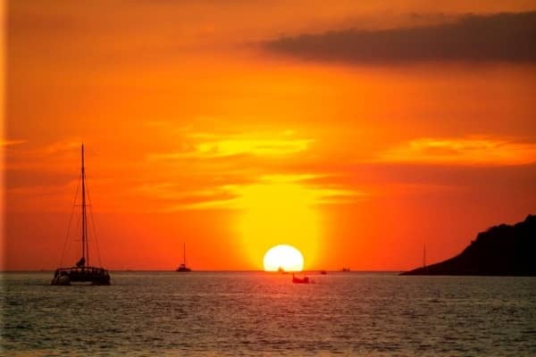 Half Day Coral Island Sunset Promthep Cape Sailing Catamaran
