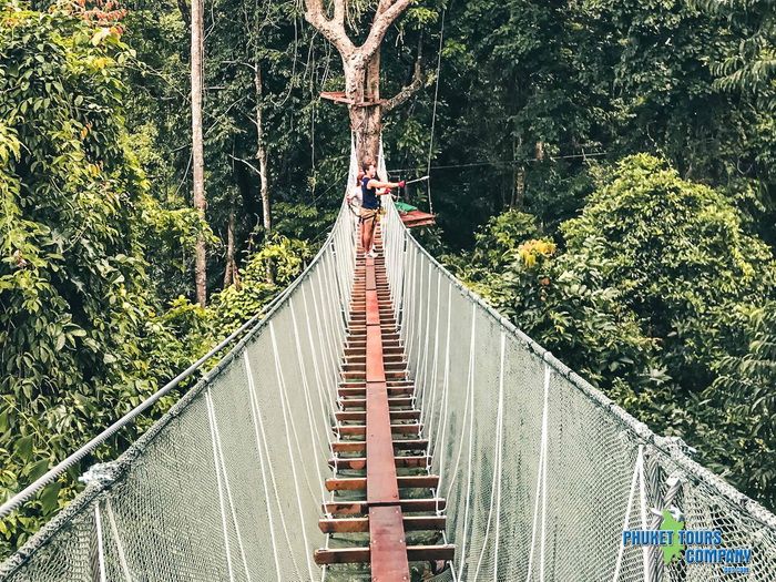 Krabi Full Day Zipline Lunch Transfer Tour with Massage