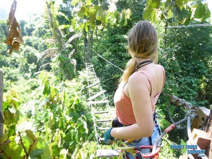 Krabi Full Day Zipline Lunch Transfer Tour with Massage