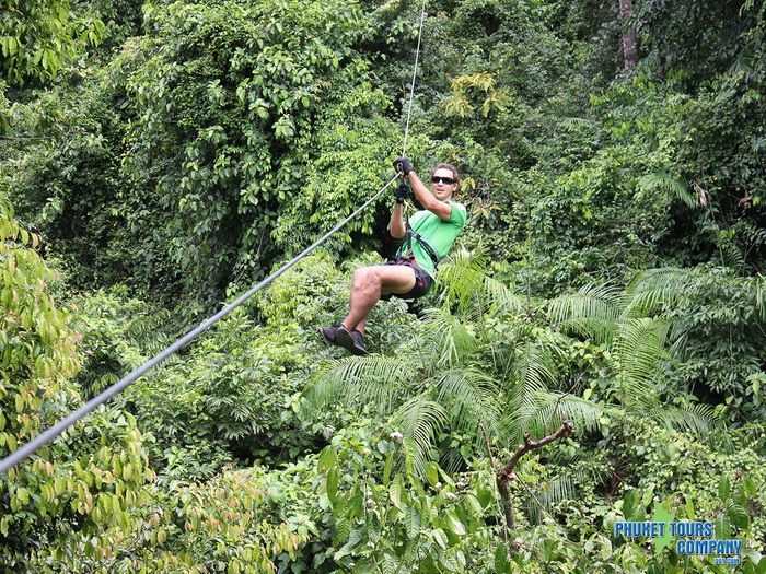 Krabi Zipline Full Day Tour with Climbing