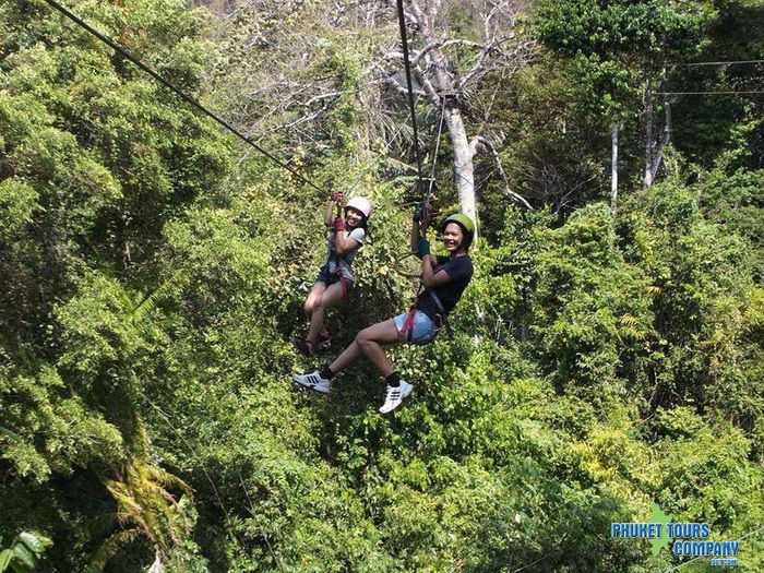 Krabi Zipline Full Day Tour with Climbing