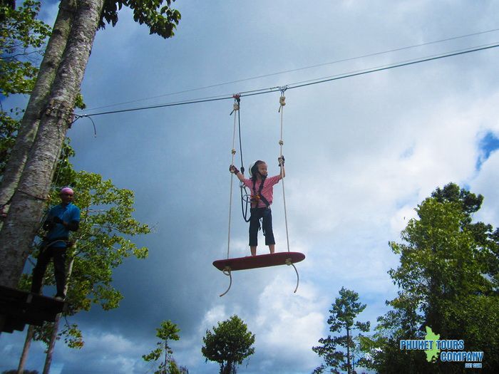 Krabi Zipline Half Day Tour with Abseiling