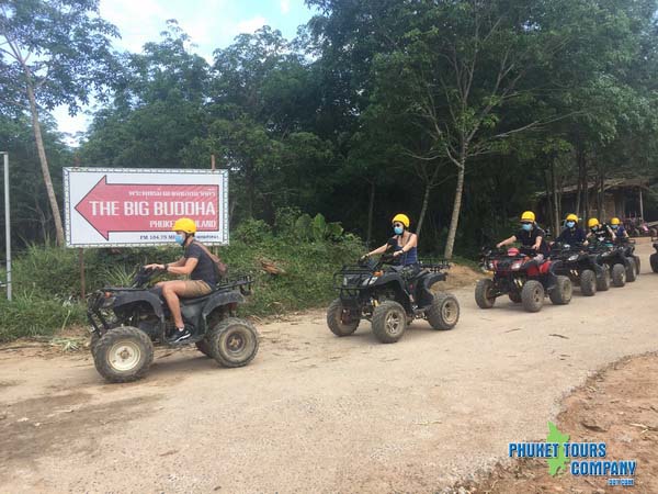 Phuket ATV 1 Hour & Elephant Trekking 30 Minutes  & Monkey Show